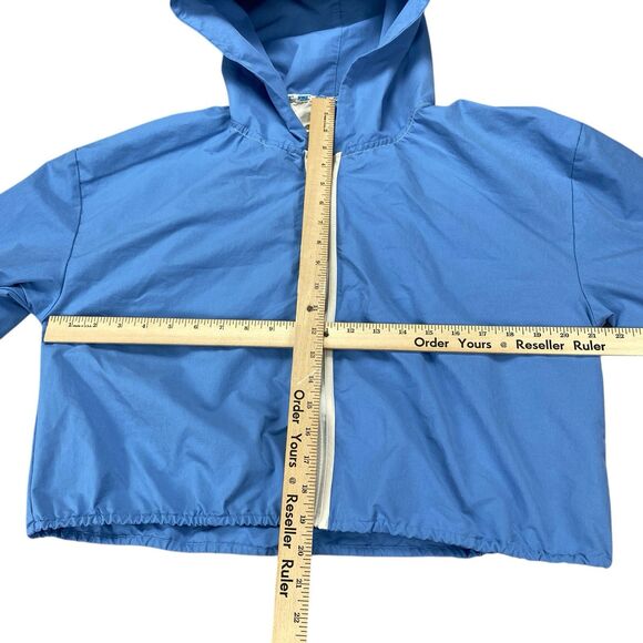 Prince Pickleball Women's Size XXL Woven Zip Front Hooded Jacket Blue - Picture 9 of 16
